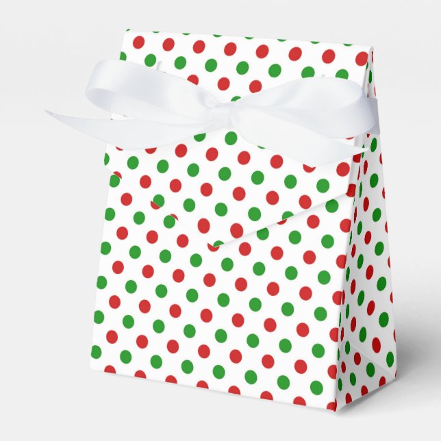 Holiday Dots Favor Box (Front Side)