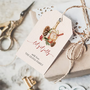Holiday Drink Christmas  Gift Tags