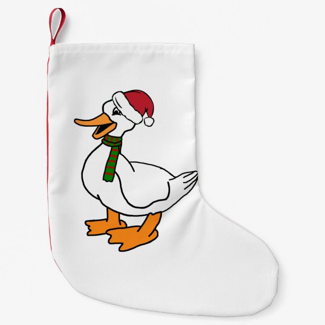 Holiday Duck Christmas Stocking (Front)