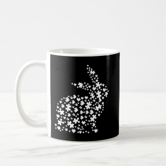 Holiday Easter, Happy Easter, Easter basket, Hare, Coffee Mug (Left)