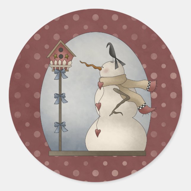 Holiday Envelope Seals Stickers (Front)