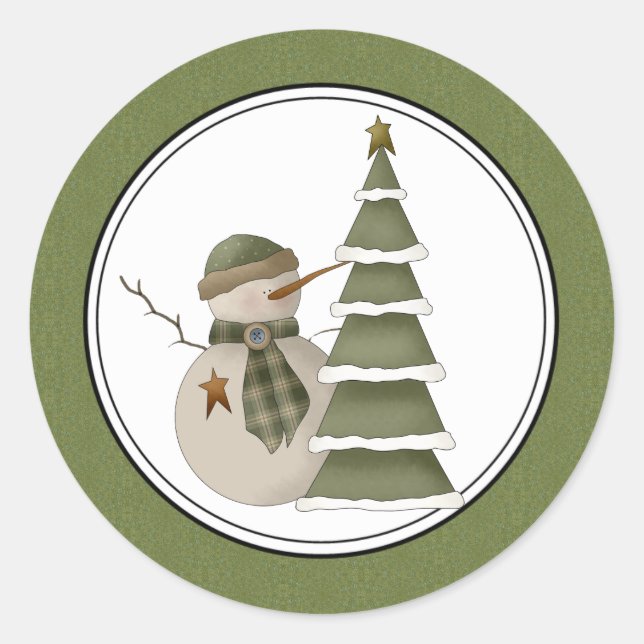 Holiday Envelope Seals Stickers (Front)