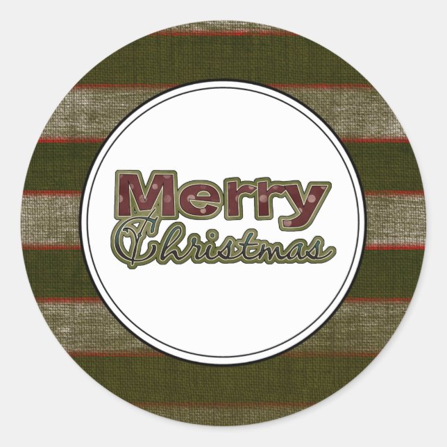 Holiday Envelope Seals Stickers (Front)