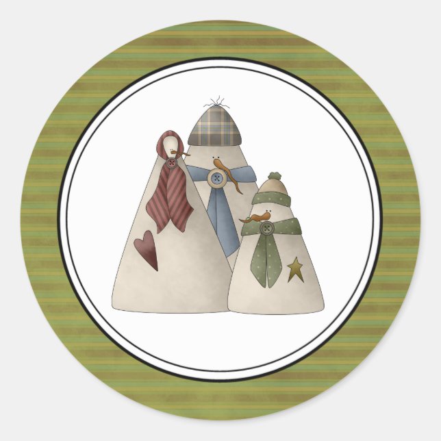 Holiday Envelope Seals Stickers (Front)