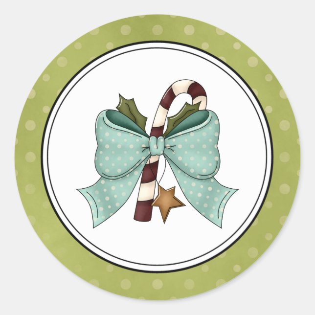 Holiday Envelope Seals Stickers (Front)