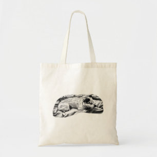 Holiday Errands with Watchful Terrier Tote Bag