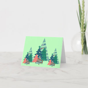 Holiday Evergreens Design Card