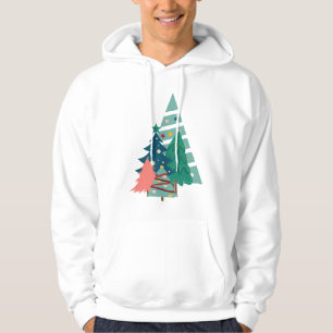 Holiday Evergreens Design Hoodie