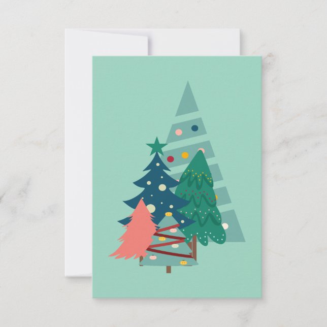 Holiday Evergreens Design Invitation (Front)