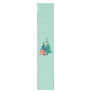 Holiday Evergreens Design Medium Table Runner