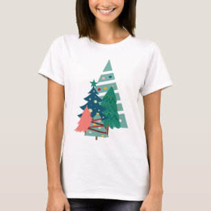 Holiday Evergreens Design T-Shirt