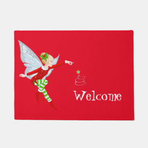 Holiday Fairy Doormat