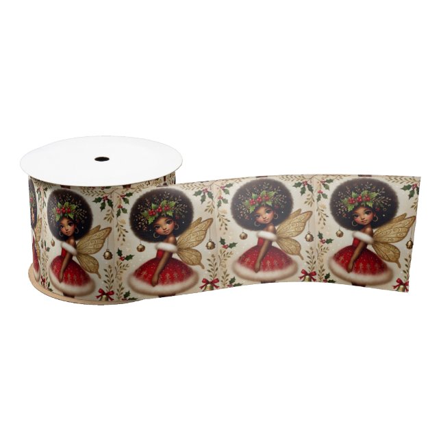 Holiday Fairy of Joy Satin Ribbon (Spool)