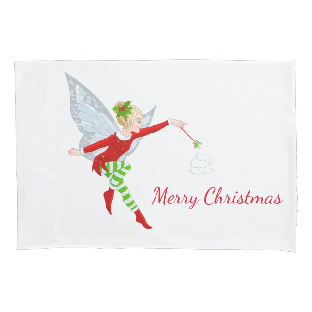 Holiday Fairy Pillowcase (Front)