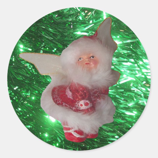 Holiday Fairy Round Stickers (Front)