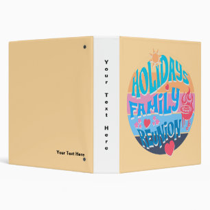 Holiday Family Reunion Summer BBQ Retro Sunset Des Binder
