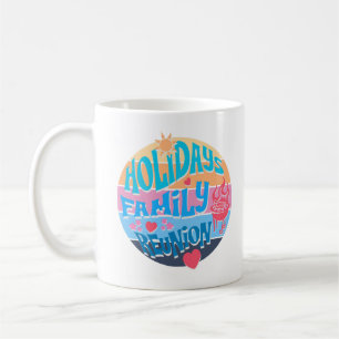 Holiday Family Reunion Summer BBQ Retro Sunset Des Coffee Mug