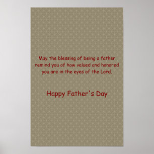 Holiday ~ Father's Day ~ Blessed Poster