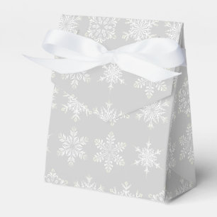 Holiday Favour Treat Box-Snowflakes Favor Box