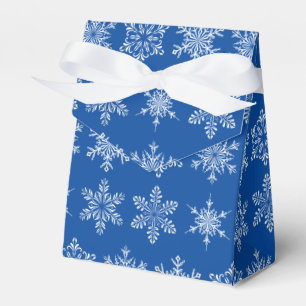 Holiday Favour Treat Box-Snowflakes Favor Box