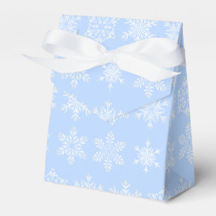 Holiday Favour Treat Box-Snowflakes Favor Box