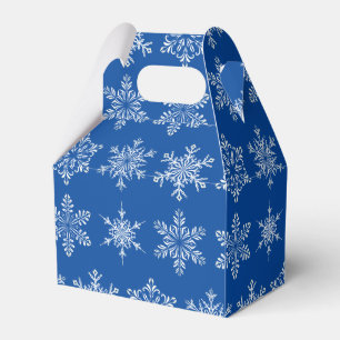 Holiday Favour Treat Box-Snowflakes Favor Box