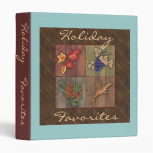 Holiday Favourites Recipe Notebook Binder