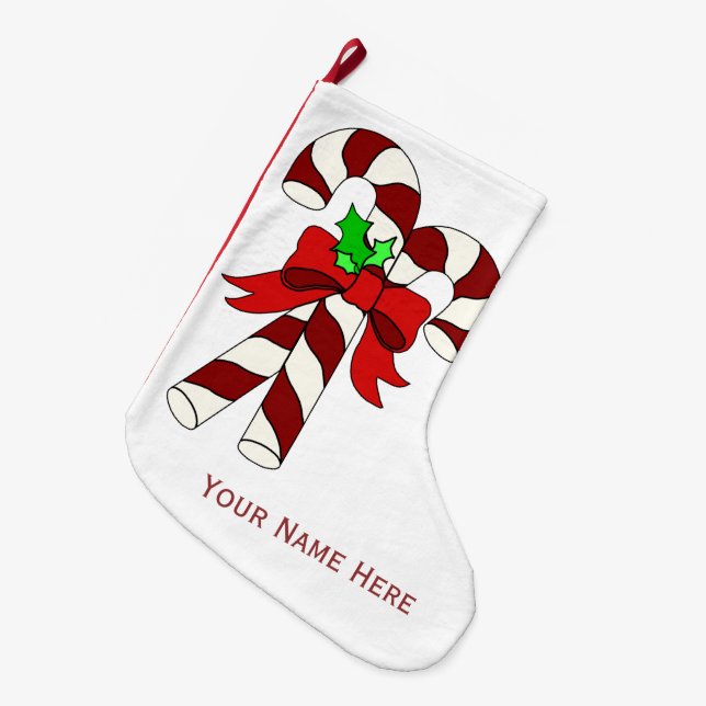 Holiday Festiva Large Christmas Stocking (Front (Hanging))