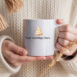Holiday Festive Mug with Custom Text for Mom & Dad