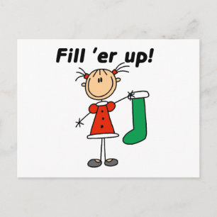 Holiday Fill 'er Up Tshirts and Gifts Postcard