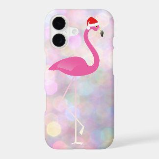 Holiday Flamingo iPhone 7 on colourful lights