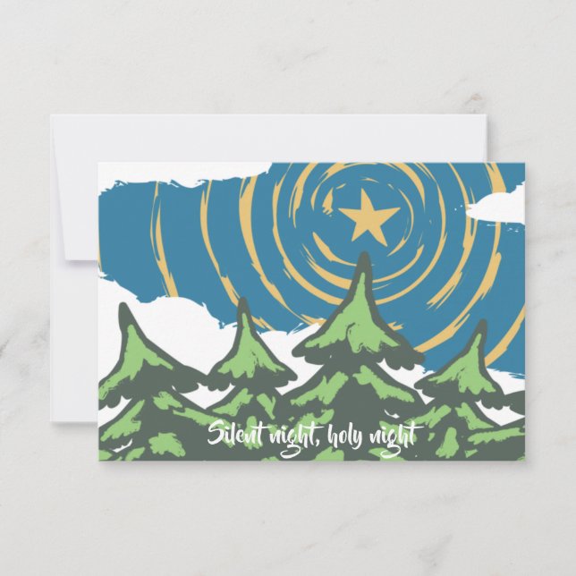Holiday Flat Note Card (Front)
