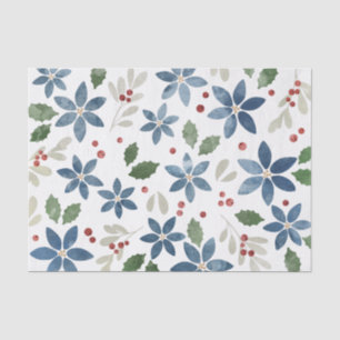 Holiday Floral Tissue Paper