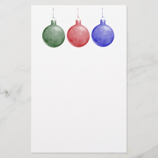 Holiday Flyer - Christmas Ornaments (Front)