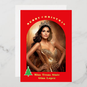 Holiday Foil Photo Card