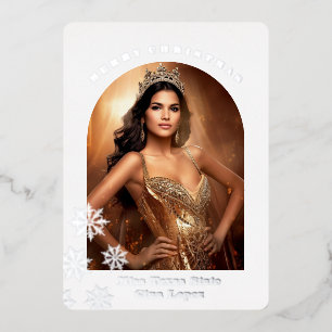 Holiday Foil Photo Card