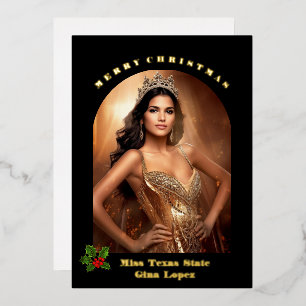 Holiday Foil Photo Card