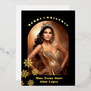 Holiday Foil Photo Card