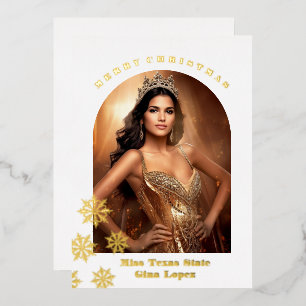 Holiday Foil Photo Card