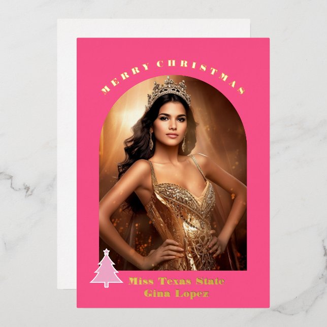 Holiday Foil Photo Card (Front/Back)