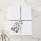 Holiday Foliage Christmas Personalized Gift Tags (With Twine)
