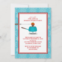 Holiday Fondue Party Invitations