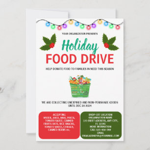 Holiday Food Drive Invitation