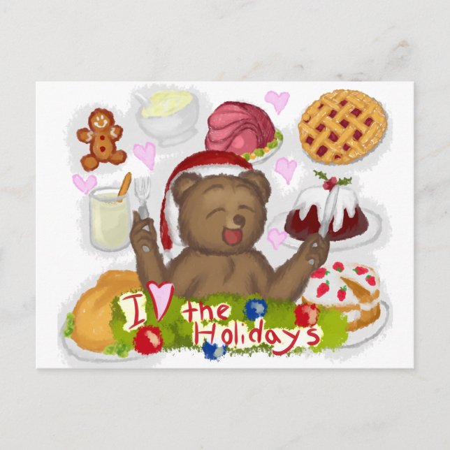 Holiday Food Postcard (Front)
