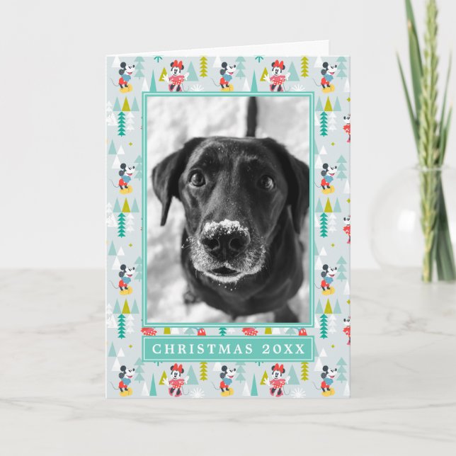 Holiday For All | Mickey & Minnie Christmas Card (Front)