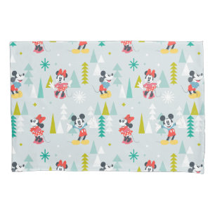 Holiday For All   Mickey & Minnie Christmas Pillowcase