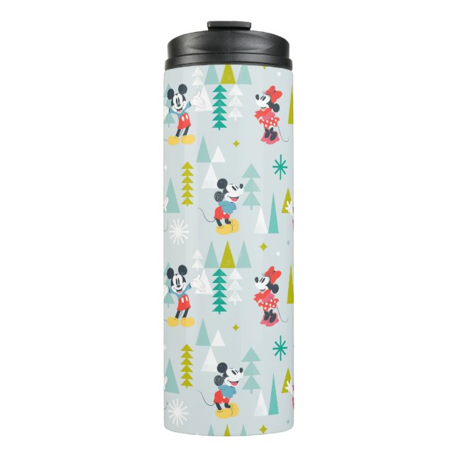 Holiday For All | Mickey & Minnie Christmas Thermal Tumbler (Front)