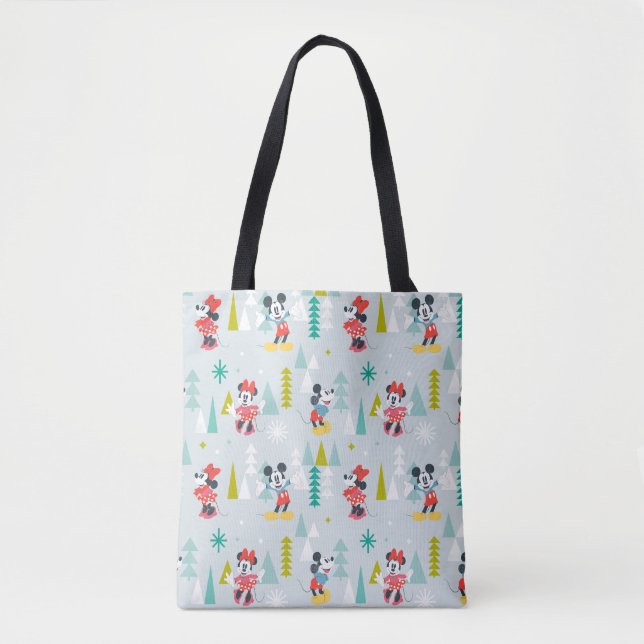 Holiday For All | Mickey & Minnie Christmas Tote Bag (Front)