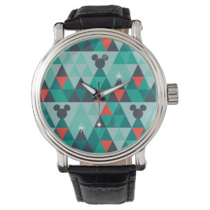 Holiday For All   Retro Christmas Pattern Watch