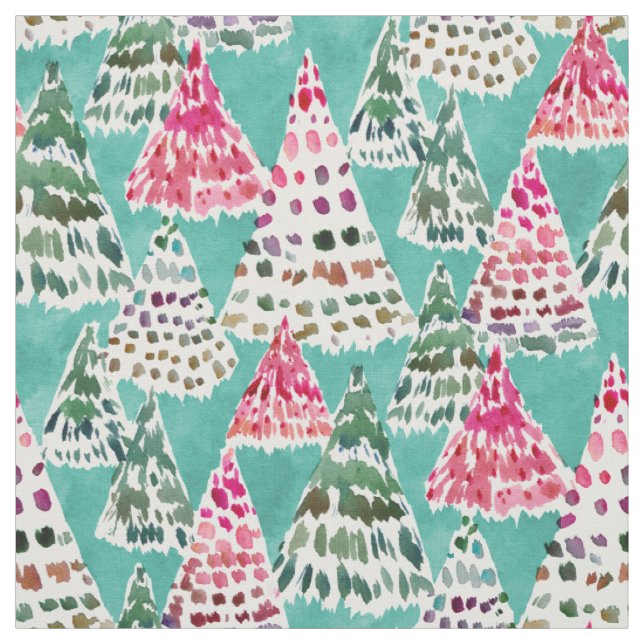 HOLIDAY FOREST Christmas Trees Fabric (Swatch)